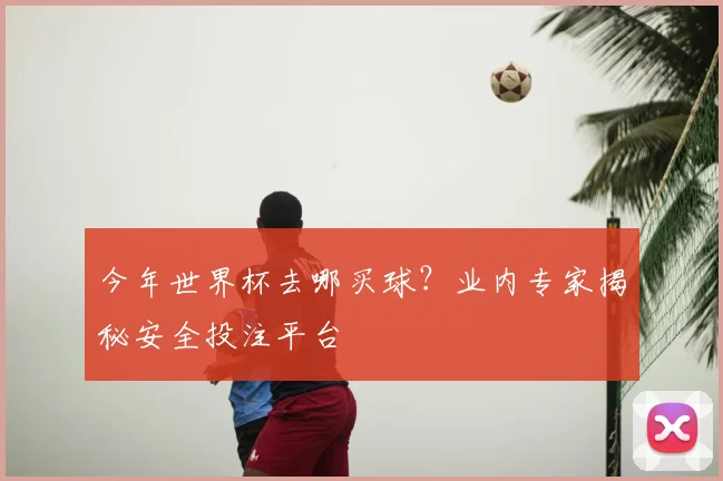 今年世界杯去哪买球?业内专家揭秘安全投注平台